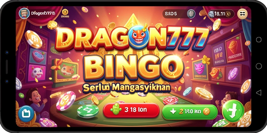 Tangkapan layar gameplay seru di DRAGON777 menampilkan suasana Bingo yang mendebarkan.