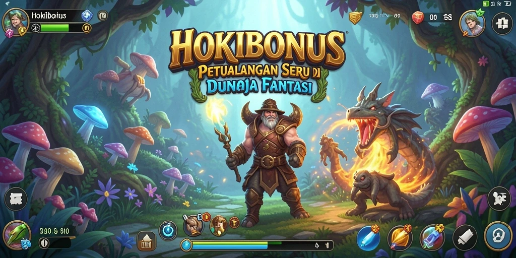 Gameplay menakjubkan dalam HOKIBONUS dengan petualangan yang seru.