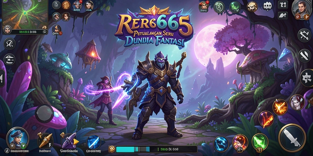 Screenshot gameplay <strong>RR666</strong> yang menampilkan petualangan seru di dunia fantasi.